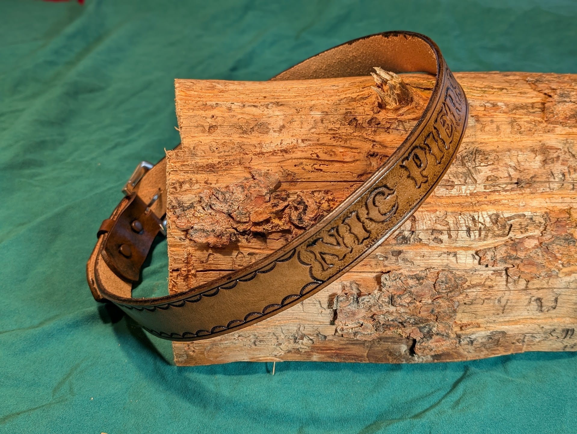 Personalised Belt - The Leather Wizard
