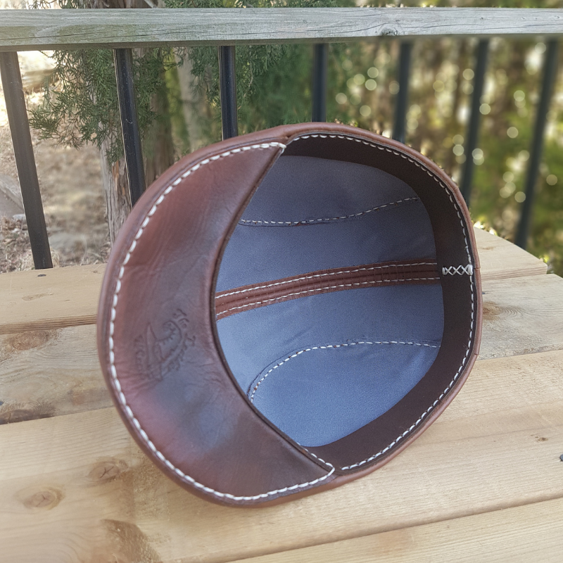 Leather Flat Cap