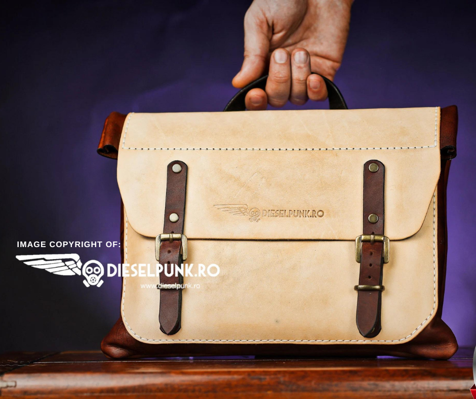 Leather laptop briefcase sales