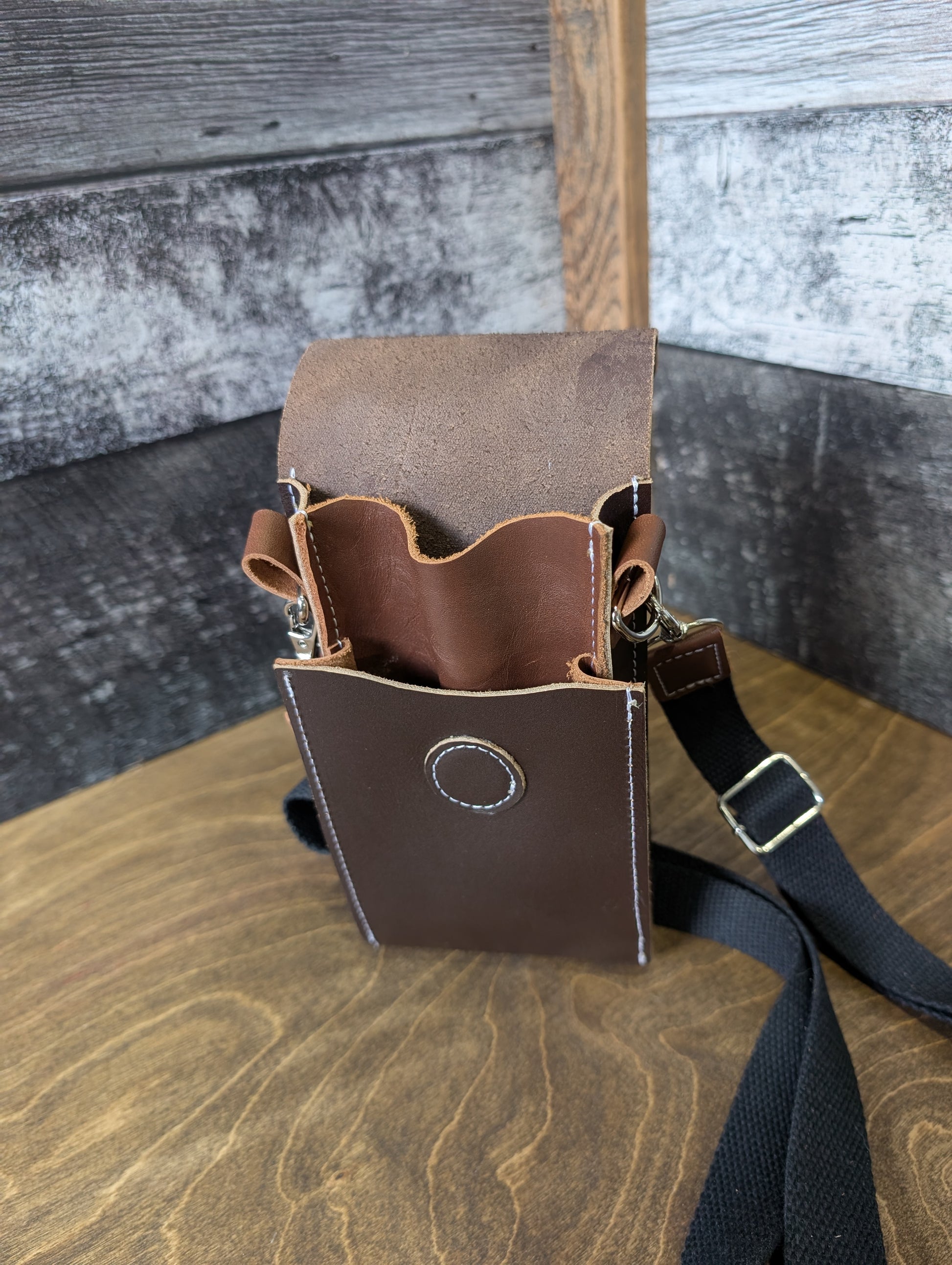Cross Body Cell Phone Case - The Leather Wizard