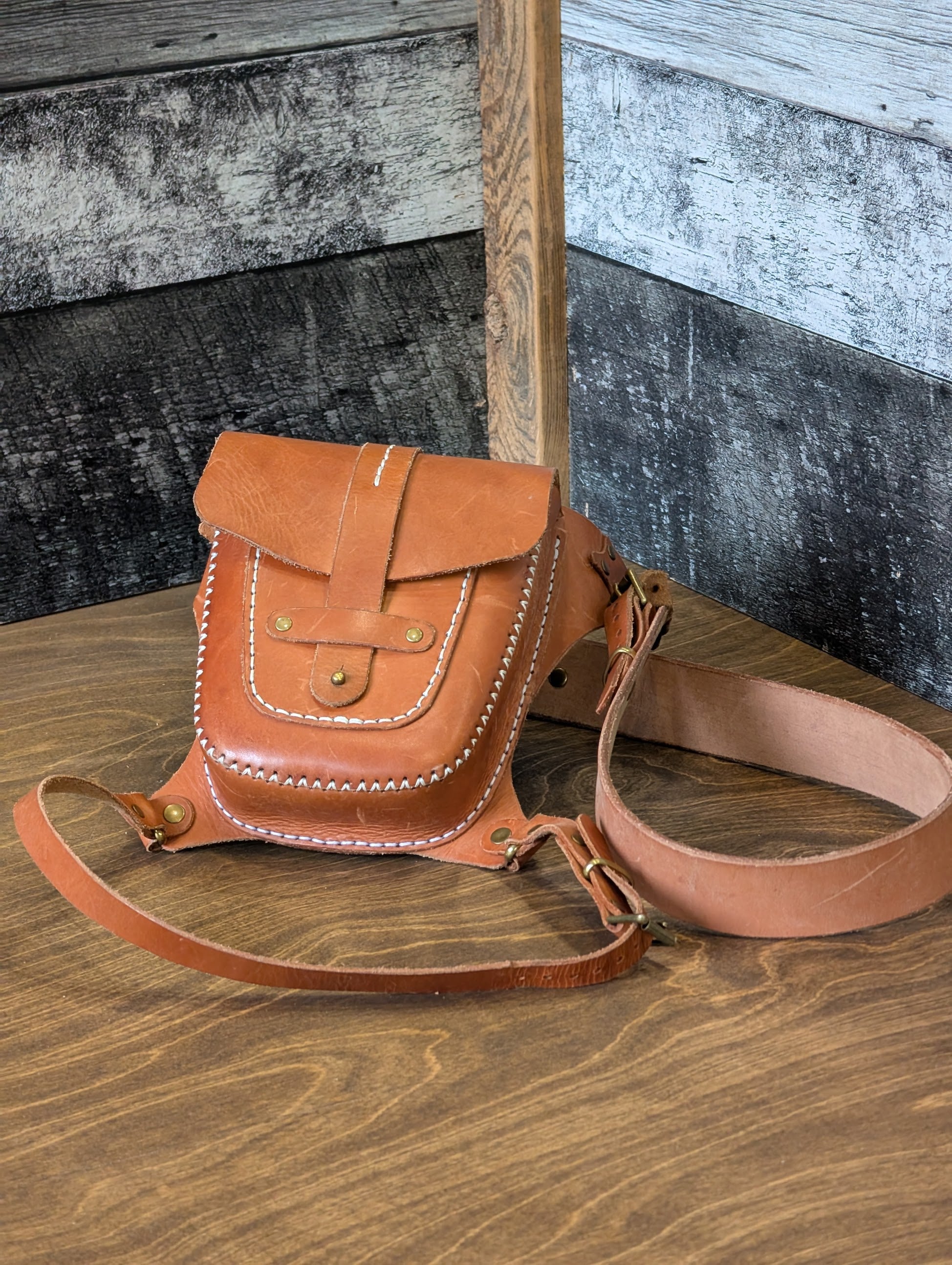 バッグ Bryceland's x Gypsy Hunter Leather Pouch Handmade Leather Utility Pouch – Rustic Terrain Leathercraft