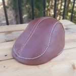 Leather Flat Cap