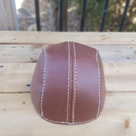 Leather Flat Cap