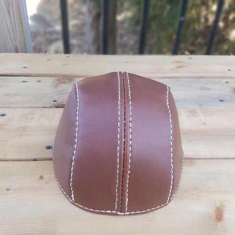 Leather touring cap sales