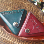 Monogrammed Coin Purse - The Leather Wizard