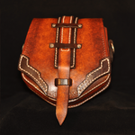 Old School Belt Satchel - The Leather Wizard