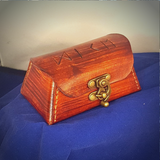 Leather Treasure Chest Box - The Leather Wizard