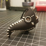 Plague Mask Key Chain - The Leather Wizard