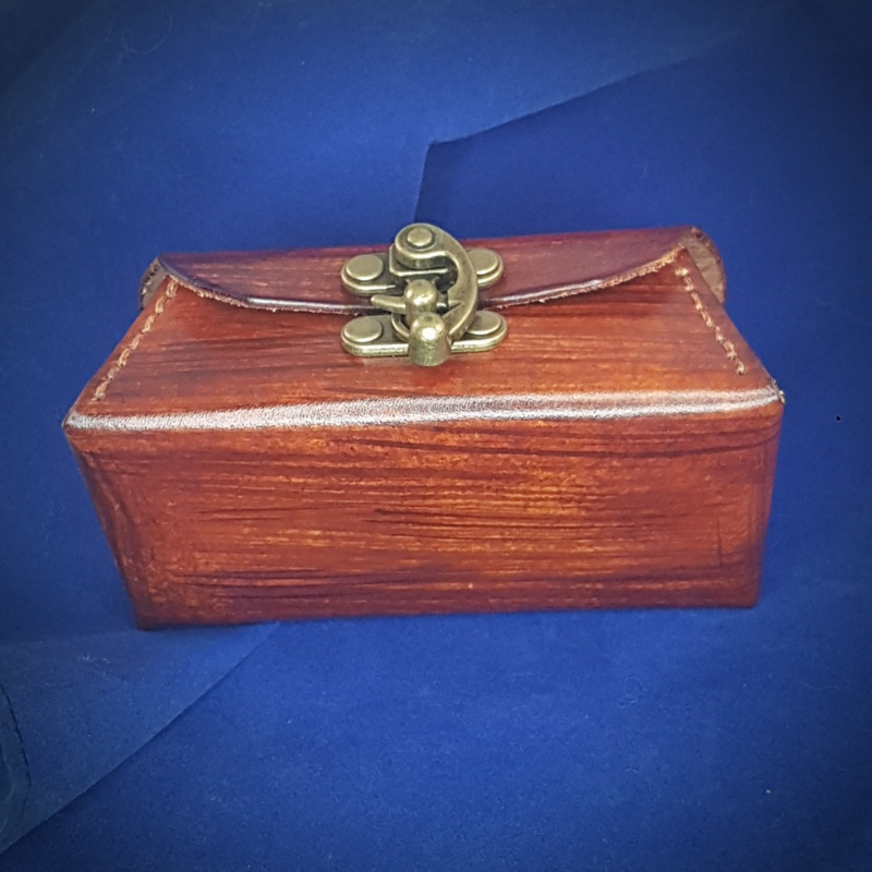 Leather Treasure Chest Box - The Leather Wizard
