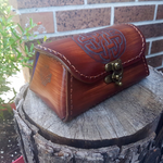 Leather Treasure Chest Box - The Leather Wizard