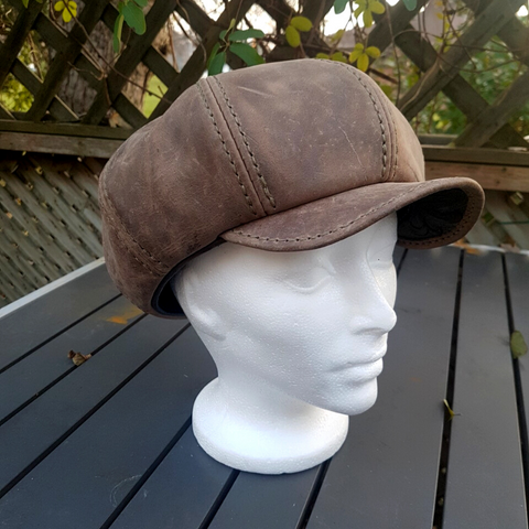 Peaky Blinders Style Hat - The Leather Wizard