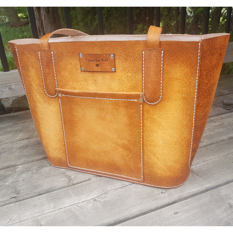 Leather Tote Bag - The Leather Wizard